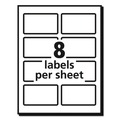 Labels | Avery 06873 2 in. x 3.75 in. Vibrant Laser Color-Print Labels with Sure Feed - White (200/Pack) image number 4