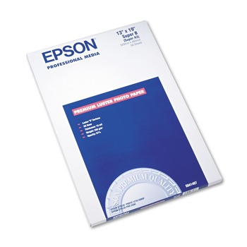 JUST LAUNCHED | Epson S041407 Ultra Premium 10 mil. 13 in. x 19 in. Photo Paper - Luster White (50/Pack)