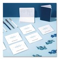 Back to School Sale | Avery 08780 4 in. x 3 in. Horizontal Magnetic Style Name Badge Kit - White (24/Pack) image number 5
