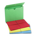 File Folders | Smead 77251 2 in. Expansion 1 Section Letter Size Elastic Cord Closure Expanding Wallet - Assorted Colors (50/Box) image number 4
