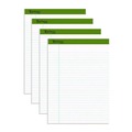 Retail Store Supplies | Ampad 40102R 8.5 x 11.75 Sheets (40) Earthwise by Ampad Recycled Writing Pad - White/Politex Sand Headband (4/Pack) image number 0