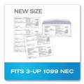 Back to School Sale | Adams 22223 3.75 in. x 8.75 in. 1099 Double Window Envelope - White (24/Pack) image number 2