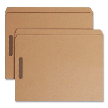Smead 14813 0.75 in. Expansion Kraft 2-Fastener Folders - Letter Size/Kraft Exterior (50/Box)