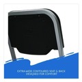 Office Chairs | Iceberg 64111 Rough n Ready 17.5 in. Seat Height Supports Up to 500 lbs. Stack Chair - Black Seat/Back/Base (4/Carton) image number 4