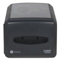 Paper Towels and Napkins | Georgia-Pacific 54510A Dixie Ultra 500-Napkin Capacity Countertop Interfold Napkin Dispenser - Black image number 0