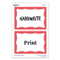 Labels | Avery 05143 3.38 in. x 2.33 in. Printable Adhesive Name Badges - Red Border (100/Pack) image number 3