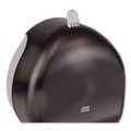 Paper Towel Holders | Tork 66TR 10.63 x 5.75 x 12 Jumbo Bath Tissue Dispenser - Smoke (1/Carton) image number 3