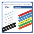 Labels | Brother P-Touch TZE541 0.7 in. x 26.2 ft. TZe Standard Adhesive Laminated Labeling Tape - Black on Blue image number 4