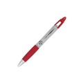 Pens | Zebra 22430 1 mm Retractable Medium Z-Grip MAX Ballpoint Pen - Red Ink, Silver/Red Barrel (1-Dozen) image number 2