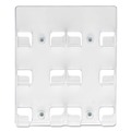 Desktop Organizers | Deflecto 70601 8.5 in. x 1.63 in. x 9.75 in. Plastic 6-Pocket Business Card Holder - Clear image number 0