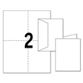 Just Launched | Avery 05315 4.25 in. x 5.5 in. 80 lbs. Laser Note Cards with Matching Envelopes - Uncoated White (60 Cards, 2 Cards/Sheet, 30 Sheets/Pack) image number 4