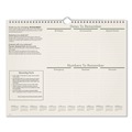 Bulletin Boards | AT-A-GLANCE PMG7728 12-Month (Jan to Dec): 2025 15 in. x 12 in. Unruled Blocks Recycled Wall Calendar - Sand/Green Sheets image number 1