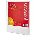 Dividers & Tabs | Universal UNV20815 11 in. x 8.5 in. 5-Tab Deluxe Write-On/Erasable Tab Index - White (1 Set) image number 2