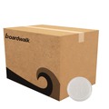 Food Trays, Containers, and Lids | Boardwalk BWKROUND7CLID 7 in. Plastic Dome Lids for Aluminum Round To-Go Containers - Clear (500/Carton) image number 0