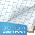 Notebooks & Pads | TOPS 35081 8.5 in. x 11 in. (8 sq/in., 1 sq/in.) Cross Section Quadrille Rule Pads - White (50 Sheets/Pad) image number 4