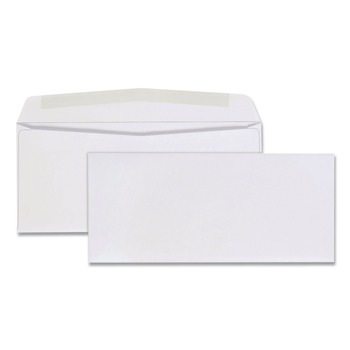 Quality Park QUA90090 #9 Commercial Flap Gummed Closure 3.88 in. x 8.88 in. Business Envelope - White (500/Box)