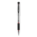 Back to School Sale | uni-ball 65802 1 mm Bold Stick Red Ink 207 Impact Gel Pen - Silver/Black/Red Barrel (1-Dozen) image number 0