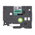 Tapes | Brother P-Touch TZE731CS Tze Laminated Removable Label Tapes, 0.47-in X 26.2 Ft, Black On Green image number 1