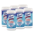 Hand Wipes | LYSOL Brand 19200-89346 7 in. x 7.25 in. 1-Ply Disinfecting Wipes - Crisp Linen/White (6/Carton) image number 0