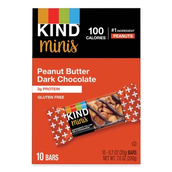  | KIND 27961 0.7 oz Minis - Peanut Butter Dark Chocolate (10/Pack)