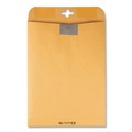 Envelopes & Mailers | Quality Park QUA43768 Postage Saving ClearClasp 10 in. x 13 in. No .97 Cheese Blade Flap ClearClasp Closure Kraft Envelope - Brown Kraft (100/Box) image number 1