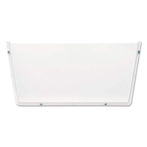 Desktop Organizers | Deflecto 63201 Unbreakable DocuPocket 14.5 in. x 3 in. x 6.5 in. Letter Size Wall File - Clear image number 0