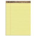 Notebooks & Pads | TOPS 74890 Second Nature 8.5 in. x 11.75 in. Sheets Wide/Legal Rule Recycled Ruled Pads - Canary-Yellow (1-Dozen) image number 0