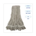 Just Launched | Boardwalk BWK4024CCT Pro Loop Web/Tailband Cotton Wet Mop Head (12/Carton) image number 3