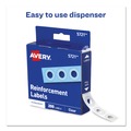 Notebooks & Pads | Avery 05721 0.25 in. Diameter Dispenser Pack Hole Reinforcements - Clear (200/Pack) image number 4