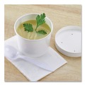Just Launched | Chinet 71037 Squat Paper 8 oz. - 10 oz. Streetside Design Food Containers - White (1000/Carton) image number 2