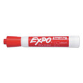 Washable Markers | EXPO 80002A Broad Chisel Tip Low-Odor Dry-Erase Marker - Red (1-Dozen) image number 3