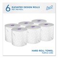 Paper Towels and Napkins | Scott 02001 8 in. x 950 ft. 1-Ply Essential High Capacity Hard Roll Towel - White (6 Rolls/Carton) image number 1