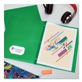 Just Launched | Avery 47977 0.5 in. Capacity 11 in. x 8.5 in. Prong Fastener Two-Pocket Folder - Green (25/Box) image number 3