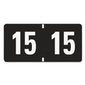 Labels | Smead 68315 0.75 in. x 1.5 in. "20-in Yearly End Tab File Folder Labels - Black (500/Roll) image number 0