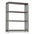 Office Filing Cabinets & Shelves | Linea Italia LITTR735MOC 31-1/2 in. x 11-5/8 in. x 43-1/4 in. Three-Shelf Trento Line Bookcase - Mocha image number 1
