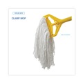 Mops | Boardwalk BWKRM03032S Cut-End Rayon Wet Mop Heads - White (12/Carton) image number 2