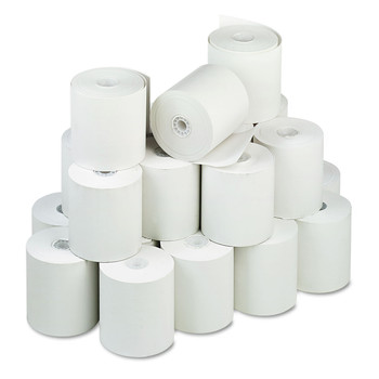 PM Company 8838 3 in. x 225 ft. Direct Thermal Printing Thermal Paper Rolls - White (24/Carton)