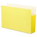 File Jackets & Sleeves | Smead 74233 3.5 in. Expansion Colored File Pockets - Legal, Yellow image number 1