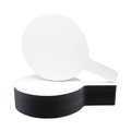 White Boards | Flipside 12032 12 in. x 7 in. Dry Erase Paddle - White Surface (12/Pack) image number 1