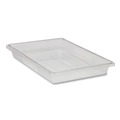 Just Launched | Rubbermaid Commercial FG330600CLR 5 Gallon 26 in. x 18 in. x 3.5 in. Food/Tote Boxes - Clear image number 0