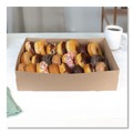 Food Trays, Containers, and Lids | SCT 1268 13.5 in. x 9.88 in. x 3.38 in. Kraft Paper Donut Trays - Brown (150/Carton) image number 1