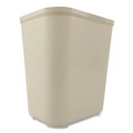 Trash & Waste Bins | Rubbermaid Commercial FG254100BEIG 3.5 gal. Fiberglass Wastebasket - Beige image number 2