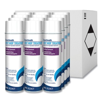 Boardwalk CP872BOARDWK 18 oz. Aerosol Spray Dust Mop Treatment - Pine Scent (12/Carton)