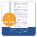 Notebooks & Pads | Adams SC1182 7.13 x 2.75 Two-Part Carbonless Money/Rent Receipt Book, 200 Forms Total image number 1