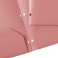 File Folders | U Brands 6600U01-12 11 in. x 8.5 in. 3-Hole Punched U-Eco Poly 2-Pocket Folders - Assorted (12/Pack) image number 6
