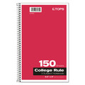 Notebooks & Pads | Oxford 65362 9.5 in. x 6 in. Sheets 3-Subject Medium/College Rule Coil-Lock Wirebound Notebook - Randomly Assorted Cover Color image number 3
