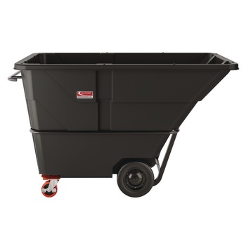  | Suncast Commercial RMTTHD200 2 cu. Yd. 2,300 lbs. Capacity Forkliftable Frame Heavy Duty Tilt Truck - Black/Red