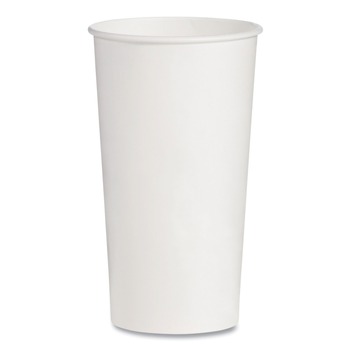 SOLO RNP21P-2050 21 oz. Double-Sided Poly (DSP) Paper Cold Cups - White (1000/Carton)