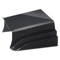Desktop Organizers | Officemate 22802 12.25 x 10.5 x 5.25 2200 Series Telephone Stand - Black image number 1