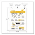 Back to School Sale | C-Line 80911 Super Heavy-Duty Top Load 8.5 in. x 11 in. Insert Clear Vinyl Shop Ticket Holders - Clear Front (50/Box) image number 6